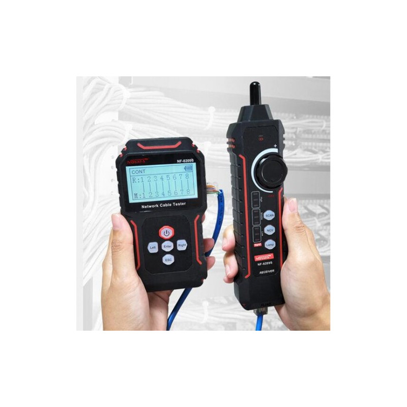 Multifunkcionāls kabeļu testeris , Kabeļu garuma, POE tests , Portu pārbaude , Kabeļu skanēšana