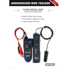 Locator for underground and in-wall high-voltage and low-voltage cables, Finds pipes