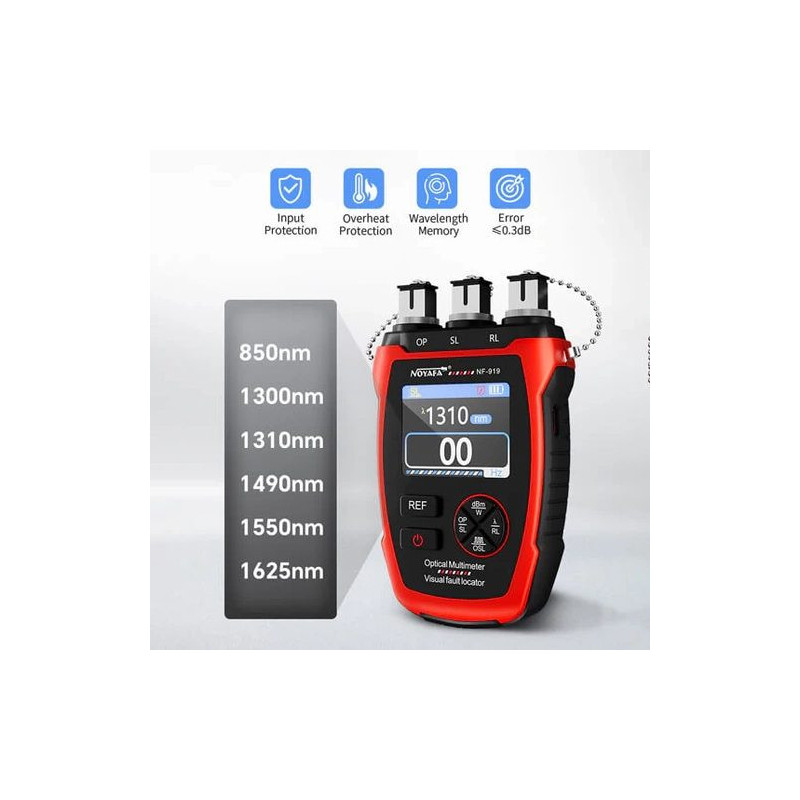 Multifunctional Optical Cable Tester, Optical Power Meter, Light Source and VFL