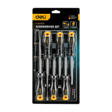 Atsuktuvų rinkinys Deli Tools EDL620006, su magnetu, 6 dalių