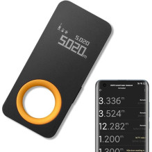Išmanusis lazerinis matavimo prietaisas HOTO QWCJY001 (Bluetooth, OLED, 30 m)