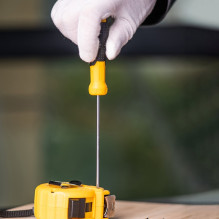 Plokščias atsuktuvas 3x100mm Deli Tools EDL6331001 (geltonas) Plokščias atsuktuvas 3x100mm Deli Tools EDL6331001 (geltonas)