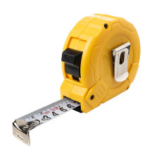 Plieninė matavimo ruletė 10m / 25mm Deli Tools EDL9010B (geltona)