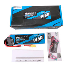 „Gens Ace G-Tech“ 1450mAh 22.2V 45C 6S1P Lipo akumuliatorių blokas su XT60 kištuku