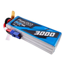 „Gens Ace G-Tech“ 3000mAh 22.2V 60C 6S1P Lipo akumuliatorių blokas su EC5 kištuku