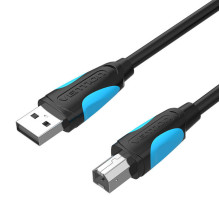 USB 2.0 A į USB-B spausdintuvo kabelis Vention VAS-A16-B100 1m juodas USB 2.0 A į USB-B spausdintuvo kabelis Vention VAS-A16-B100 1m juodas
