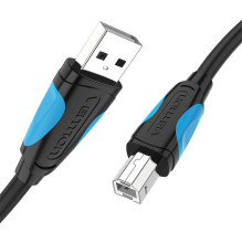 USB 2.0 A į USB-B spausdintuvo kabelis Vention VAS-A16-B100 1m juodas USB 2.0 A į USB-B spausdintuvo kabelis Vention VAS-A16-B100 1m juodas