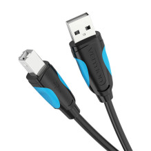 USB 2.0 A į USB-B spausdintuvo kabelis Vention VAS-A16-B100 1m juodas USB 2.0 A į USB-B spausdintuvo kabelis Vention VAS-A16-B100 1m juodas