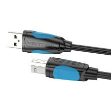 USB 2.0 A į USB-B spausdintuvo kabelis Vention VAS-A16-B100 1m juodas USB 2.0 A į USB-B spausdintuvo kabelis Vention VAS-A16-B100 1m juodas