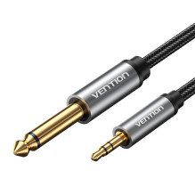 Audio cable mini jack 3.5mm male to jack 6.35mm male Vention BCYHL 10m