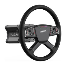 Gaming set - R5 base + TSW truck steering wheel + SRP-Lite pedals + Moza Racing RS071 clamps (PC)
