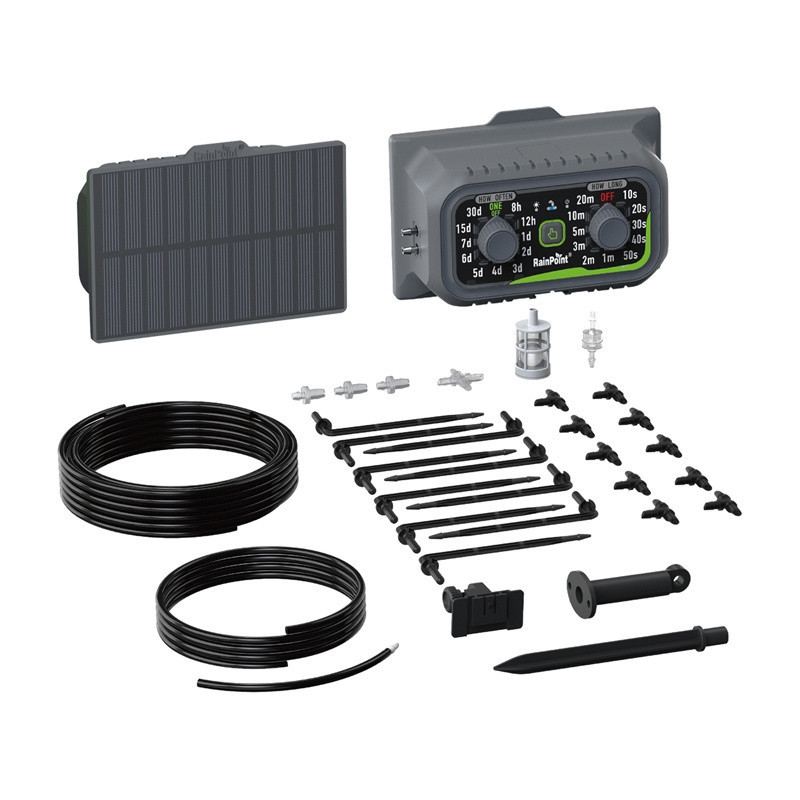 RainPoint solar drip irrigation kit