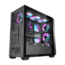 Darkflash DS900WD computer case (black) + 4 fans