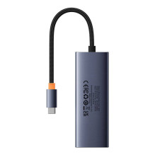 Hub 5in1 Baseus UltraJoy 5-Port (4xUSB 3.0, PD) grey