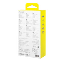 5 prievadų „HUB AIR Baseus UltraJoy“ serijos C tipo šakotuvas – HDMI, USB3.0x2, PD, RJ45 (pilkas)