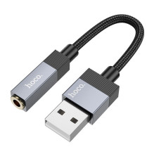 Hoco Adapter AUX USB A (male) to Jack 3,5 mm (female) Hoco UPA32D black