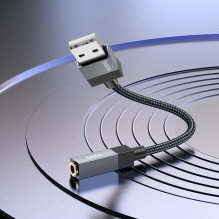 Hoco Adapter AUX USB A (male) to Jack 3,5 mm (female) Hoco UPA32D black