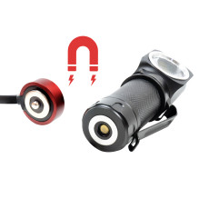 USB laidas PNI Adventure F75 žibintuvėlių įkrovimui su magnetiniu kontaktu, 50 cm ilgio