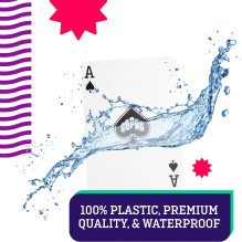 Copag 1546 Neoteric Poker Size Jumbo Index Playing Cards Double Deck (Yellow Blue)