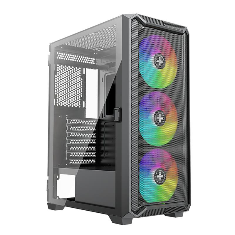 Case, XILENCE, ATX / micro ATX / Mini-ITX, Black, Midi Tower, PC, XG161