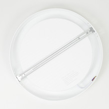 PNI D-Light CL240 24W LED lubinis šviestuvas, apvalus, 6500K, 230V maitinimo šaltinis, 2640 lm, baltas