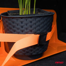 Organizer do bagażnika z rzepami 46x19x14cm AMIO-04769