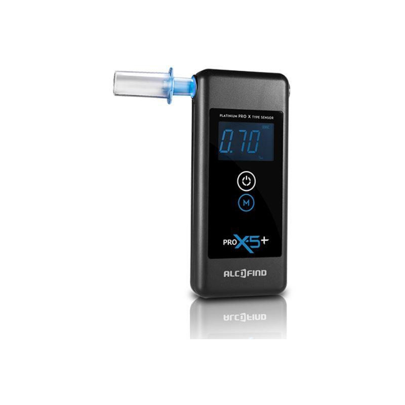Alcofind Pro x-5+ breathalyzer 5 years warranty, 12 months service