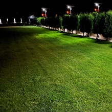 PNI SL802 street lighting pole with two 160W photovoltaic panels, 50W projector with 2 LEDs, 60Ah battery and mounting p PNI SL802 street lighting pole with two 160W photovoltaic panels, 50W projector with 2 LEDs, 60Ah battery and mounting p