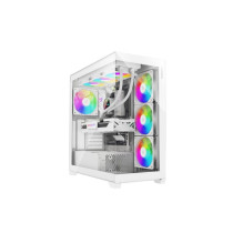 Korpusas MIDITOWER ATX be maitinimo bloko / XILENT GLEAM WHITE XILENCE