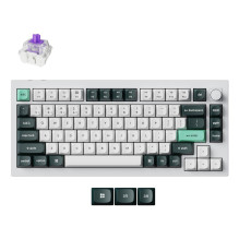 Klaviatūra WRL Q1 HE RGB / SHELL balta Q1H-P1 KEYCHRON