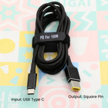 Fusion Accessories USB-C - Lenovo SquarePin , 18,5V-20V , 100W , 1,8m Fusion Accessories USB-C - Lenovo SquarePin , 18,5V-20V , 100W , 1,8m