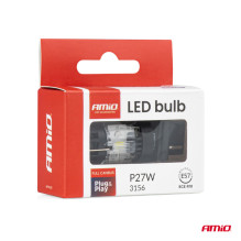 Żarówka LED LumiTec 3156 P27W 12V FULL CANBUS biała AMIO-04690