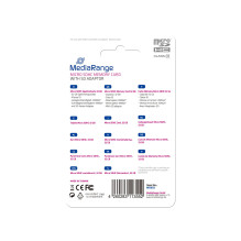 MEMORY MICRO SDHC 32GB C10 / W / ADAPTER MR959 MEDIARANGE MEMORY MICRO SDHC 32GB C10 / W / ADAPTER MR959 MEDIARANGE