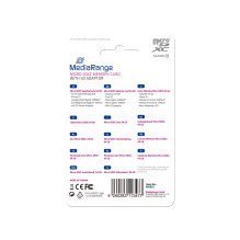 MEMORY MICRO SDXC 64GB C10 / W / ADAPTER MR955 MEDIARANGE MEMORY MICRO SDXC 64GB C10 / W / ADAPTER MR955 MEDIARANGE