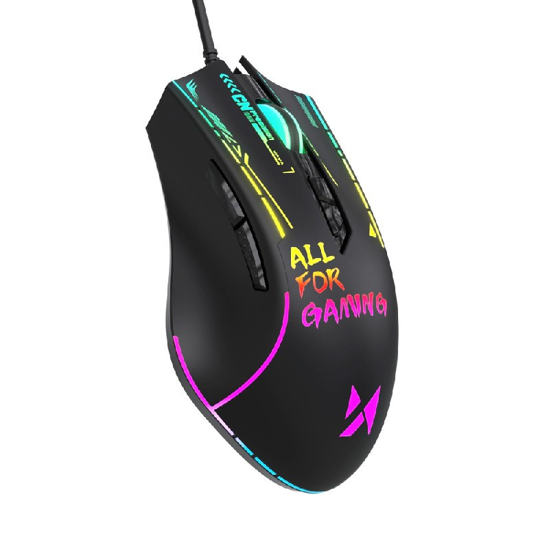 Mouse Wozinsky WMGK-7200 Gaming optical, black pearl