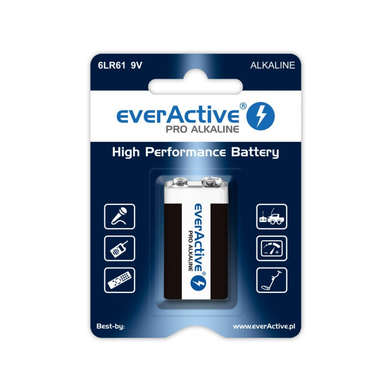 Šarminė baterija - Everactive Pro 9V R9*
