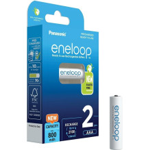 Baterija - PANASONIC ENELOOP AAA 800 mAh 1.2 V Įkraunamos 2 vnt.