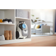 Vacuum Cleaner, PHILIPS, Bagless, 850 Watts, Capacity 1.3 l, Noise 77 dB, Blue / White, Weight 4 kg, XB2122 / 09