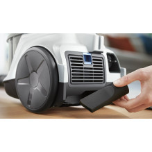 Vacuum Cleaner, PHILIPS, Bagless, 850 Watts, Capacity 1.3 l, Noise 77 dB, Blue / White, Weight 4 kg, XB2122 / 09