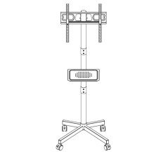 Montis Mobilny uchwyt do TV - MT191 ATLAS 152.4 cm (60") Montis Mobilny uchwyt do TV - MT191 ATLAS 152.4 cm (60")
