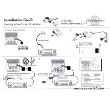 Steering wheel adapter Ford C-MAX 2011 Focus 2011 Transit 2013