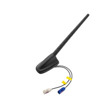 GPS, AM, FM stogo antena, 20 cm stiebas su stiprintuvu