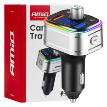 Car FM transmitter 2×USB-A...