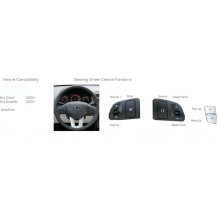 Adapter do sterowania z kierownicy Kia Soul,Cee'd,Sorento z fabrycznym wzmacniaczem CTSKI003.2