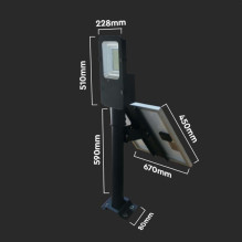V-TAC 50W LED Solar Street Light 4000K HYBRID V-TAC 50W LED Solar Street Light 4000K HYBRID
