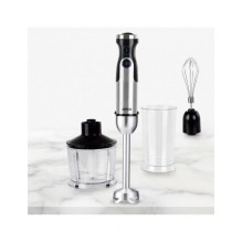 Smulkintuvas-plaktuvas su priedais Jocca 2057 juoda/ ner.plienospalva