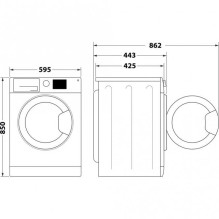 Skalbimo mašina Indesit MTWSA 61294 WK EE