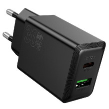 Charger HOCO N71 (1xUSB-C 1xUSB 30W) black