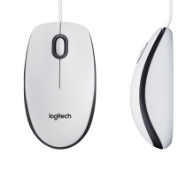 MOUSE USB OPTICAL M100 / WHITE 910-006764 LOGITECH
