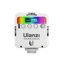 Lempa - Lampa Ulanzi Vl49 Rgb Balta/ mėlyna 2500k-9000k